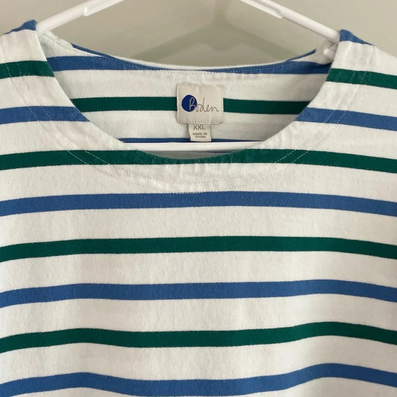 Boden Men’s Striped Midweight Mariner Breton Long Sleeve Top - Size XXL - Picture 7 of 15